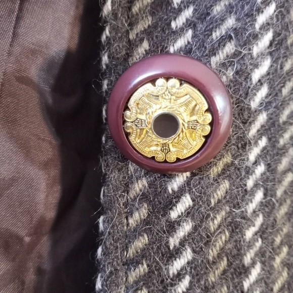 Vintage Alberto Makali Beyond Fabulous Wool Weave 3 Button Blazer 6 - Picture 4 of 12